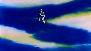 Vegeta dá um golpe certeiro que permite que Gohan, que é mais forte que Vegeta, mate Cell. Vegeta pela primeira vez aceita o papel de suporte e não de lutador principal.