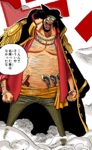 Um genuíno visual de pirata.